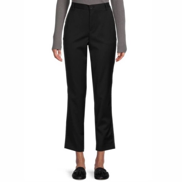 Zadig & Voltaire Black High Waist Ankle Length Pants - Picture 1 of 5
